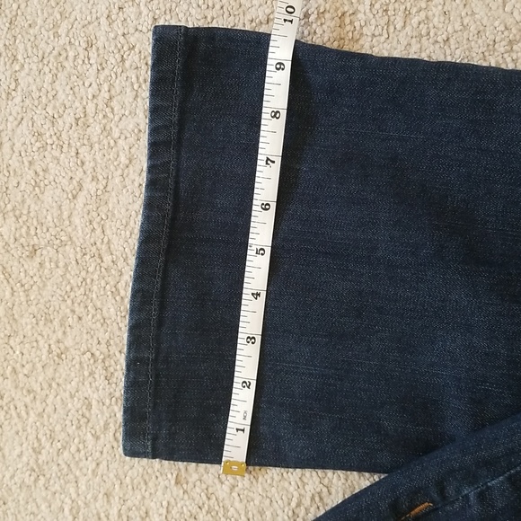 Banana Republic low rise bootcut jeans in dark wash size 10 - Picture 7 of 10